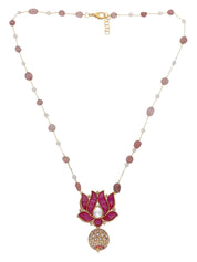 The Zoya Kundan Kamal Long Necklace