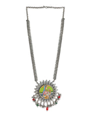 The Gypsy Painted Princess Oxidised Necklace