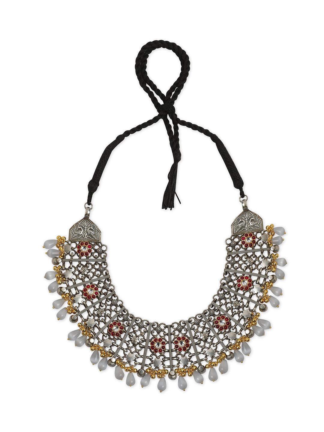 The Gypsy Shades of Grey Oxidised Necklace