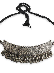 The Gripping Ghungroo Oxidised Collar Necklace