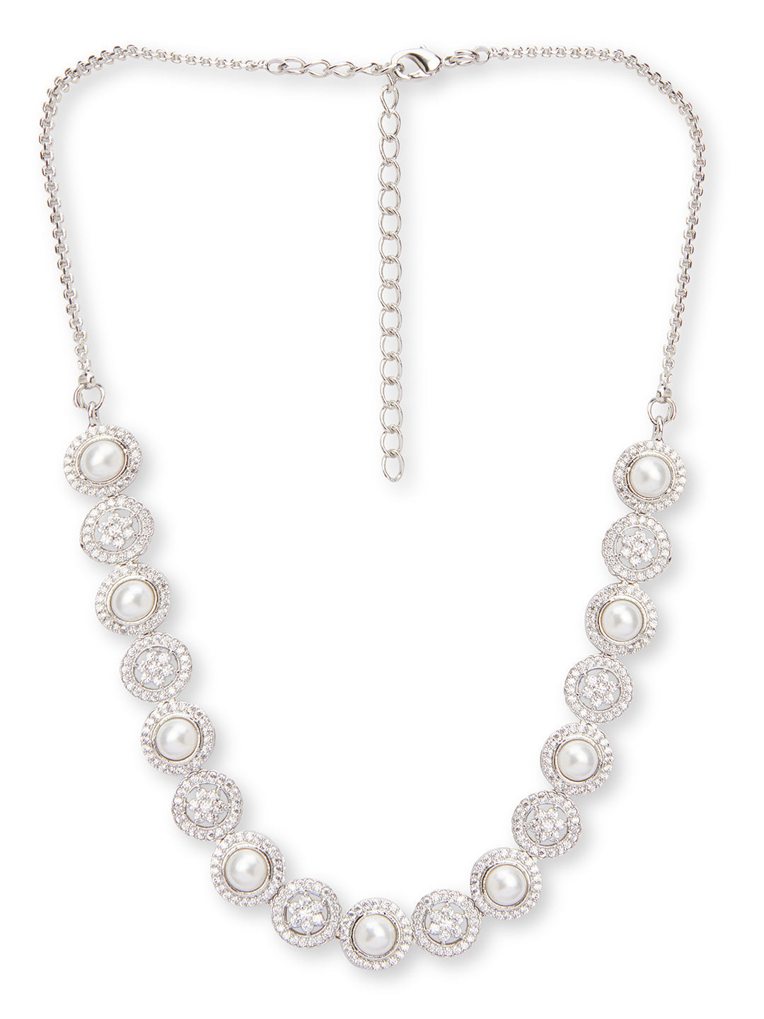 Streak of Pearl Necklace Set