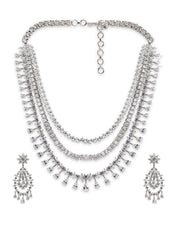 The Diamante Donna Necklace Set