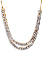 Diamante Starlet Layered Necklace Set