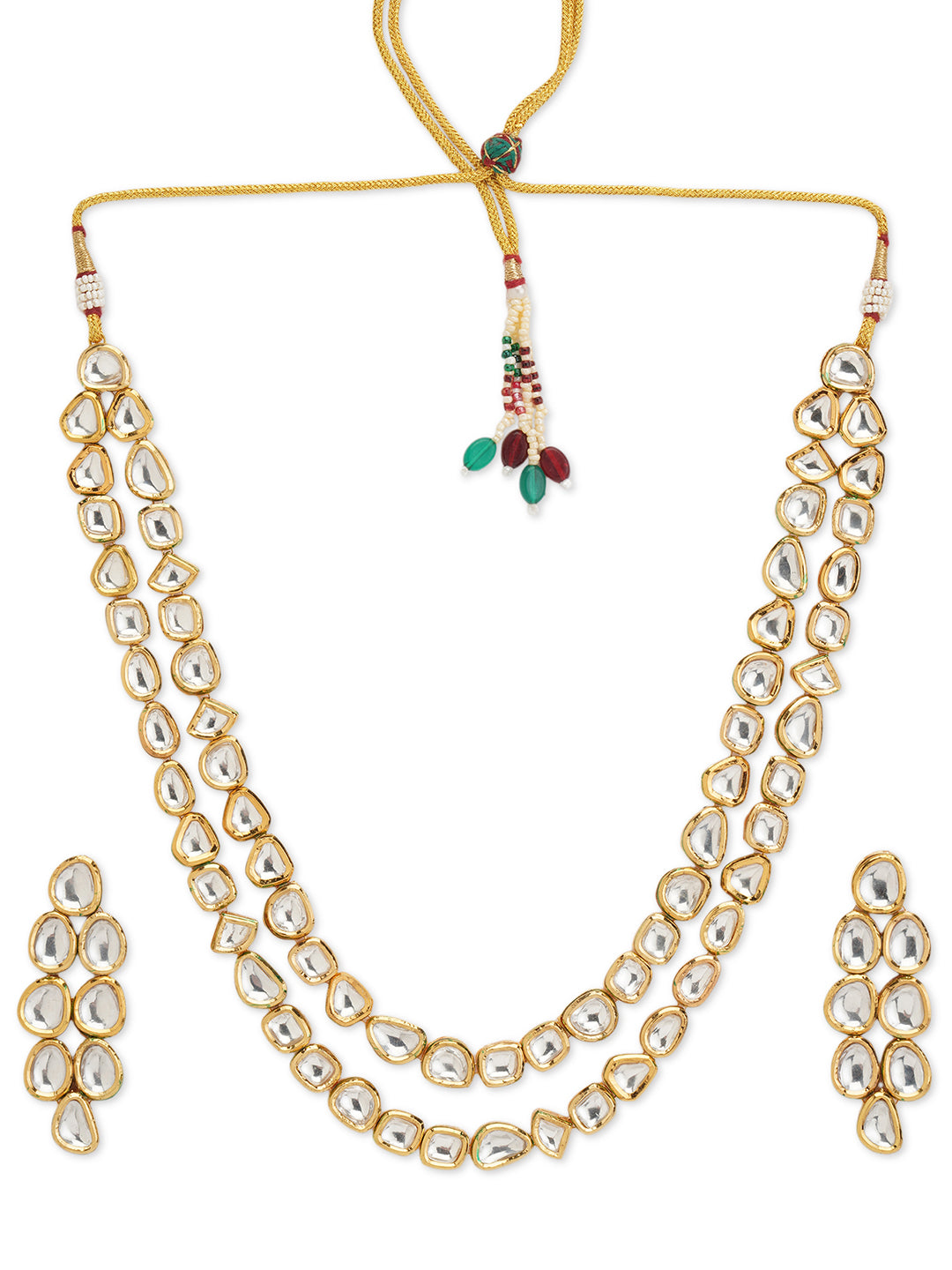 Meira Kundan Glow String Necklace set