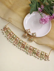 Bridal Multi Coloured Choker Set