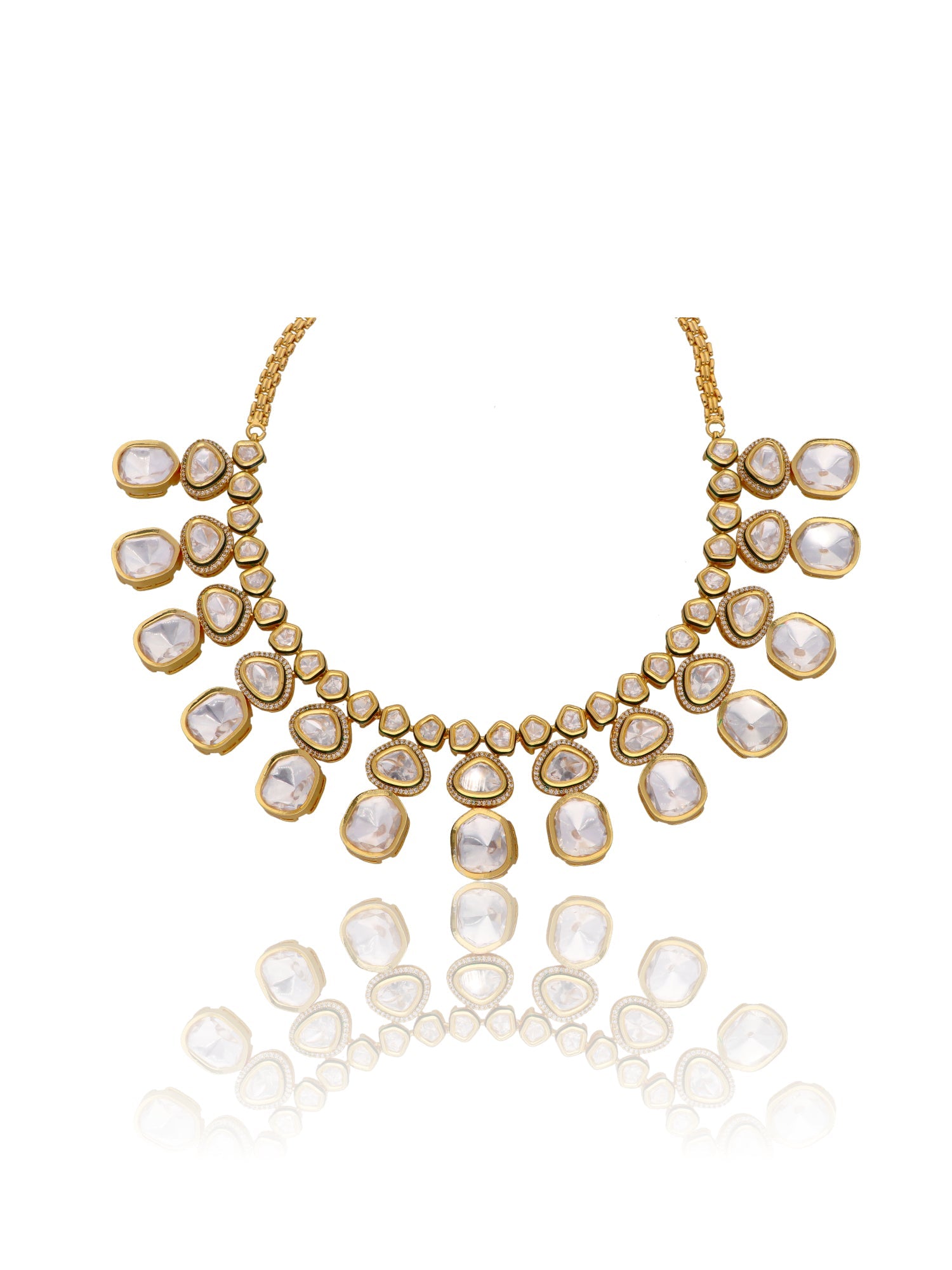 Bridal Shapes of Kundan Necklace Set