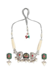 Gypsy Prancing Peacock Choker Set