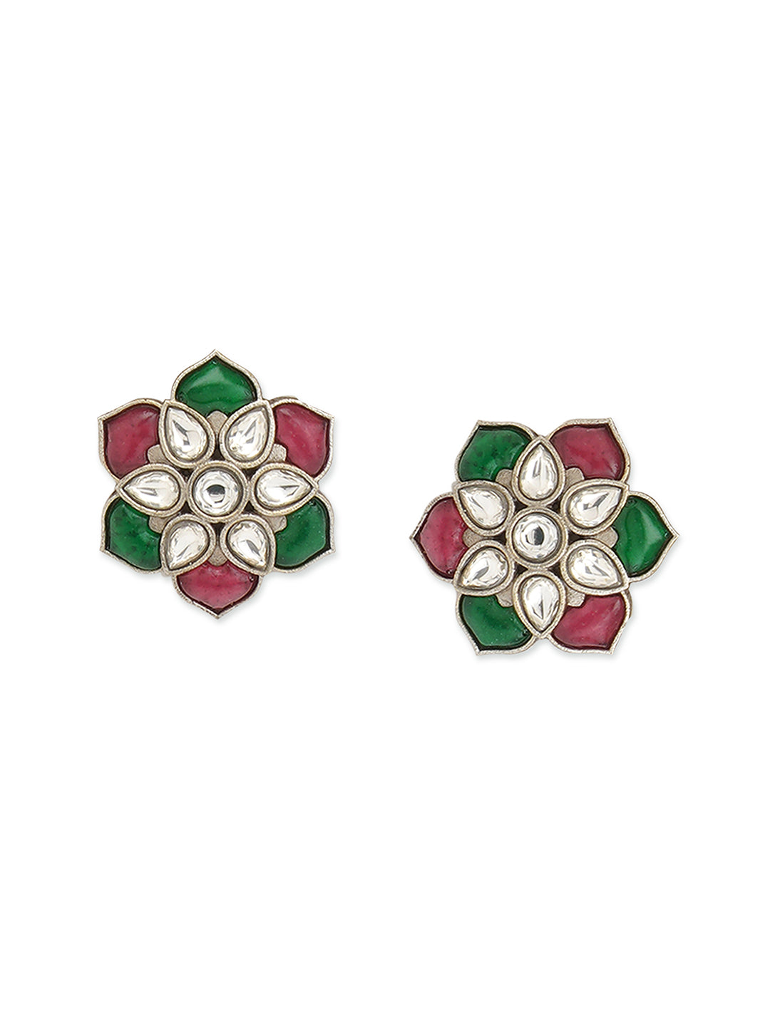 Gypsy Evergreen Stud Earrings