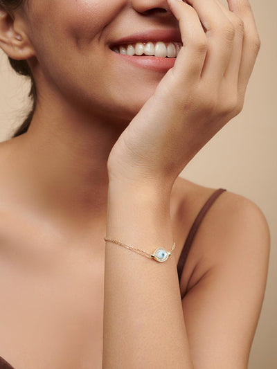 Buy quality Designer Pure Silver Ladies Charms bracelet in New Delhi