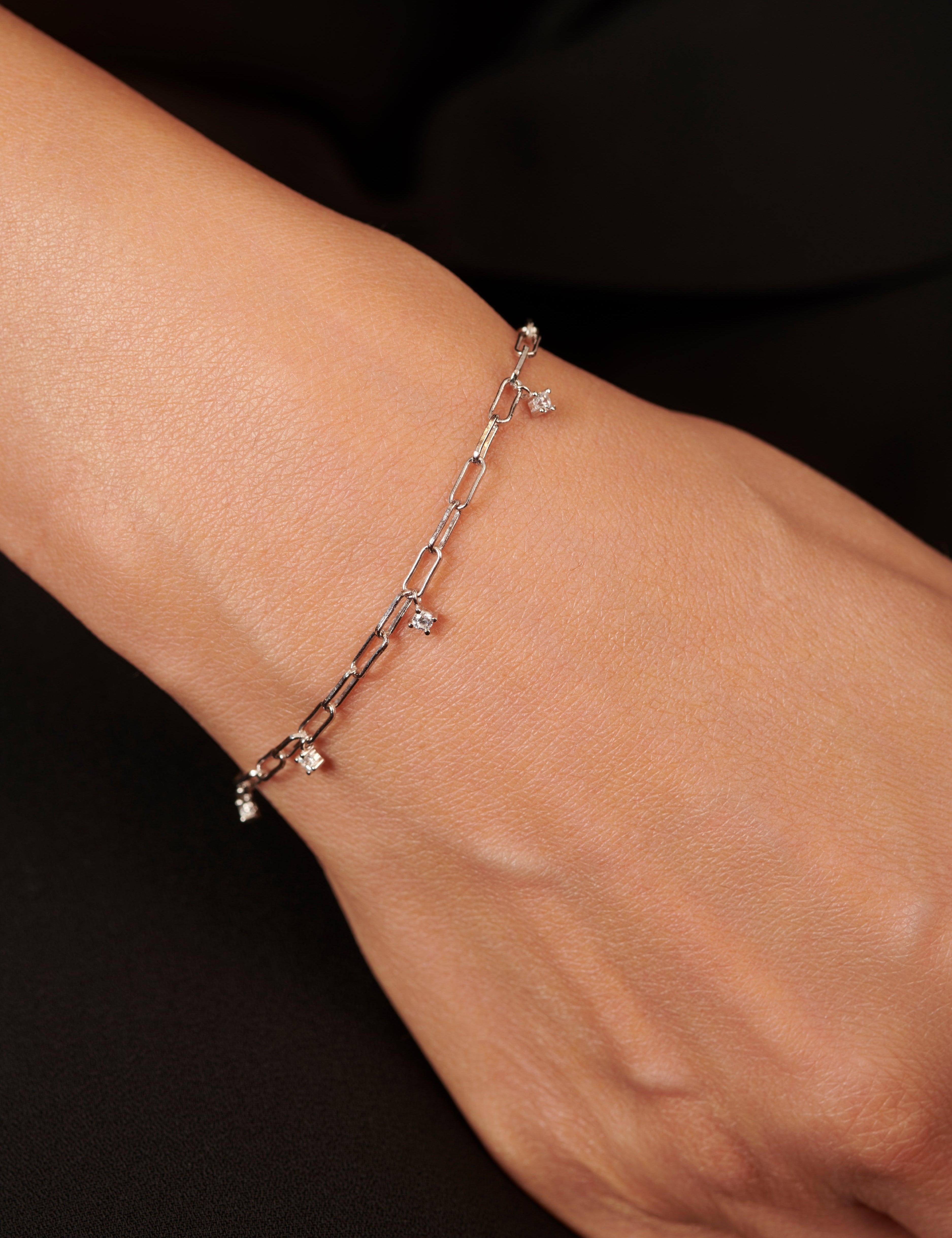 Pure Silver Linked It Bracelet - Curio Cottage